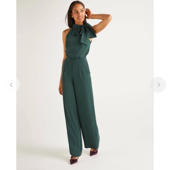 Boden Angelika jumpsuit/pantsuit. NWT. Garden green. Size 8R - Picture 2 of 11